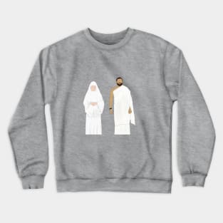 Men & Women in Hajj Hand Drawn Crewneck Sweatshirt